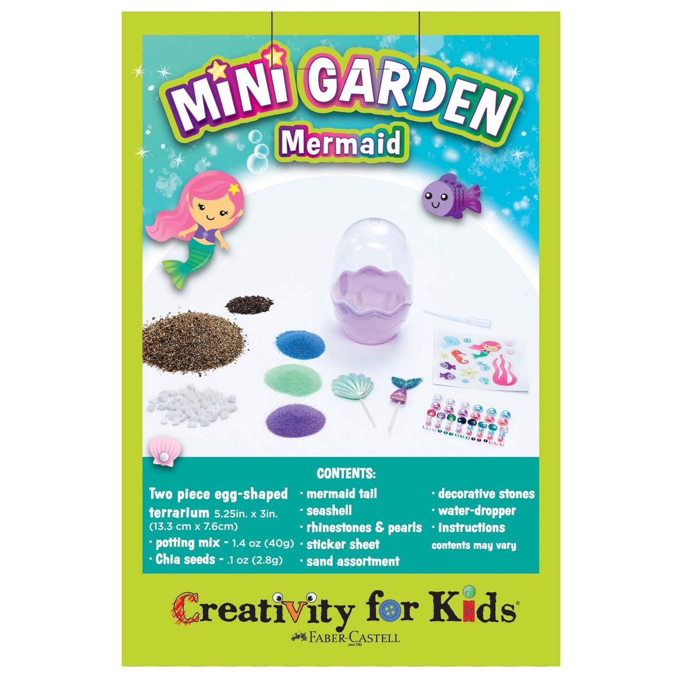 Creativity for Kids Mini Mermaid Garden Kit; image 3 of 5