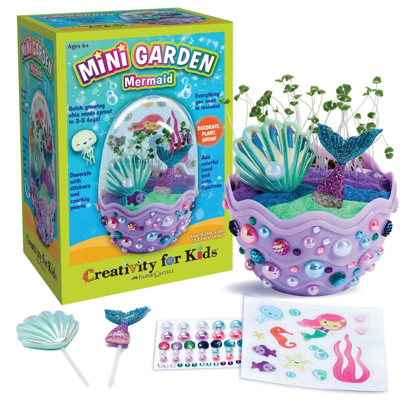 Creativity for Kids Mini Mermaid Garden Kit; image 5 of 5