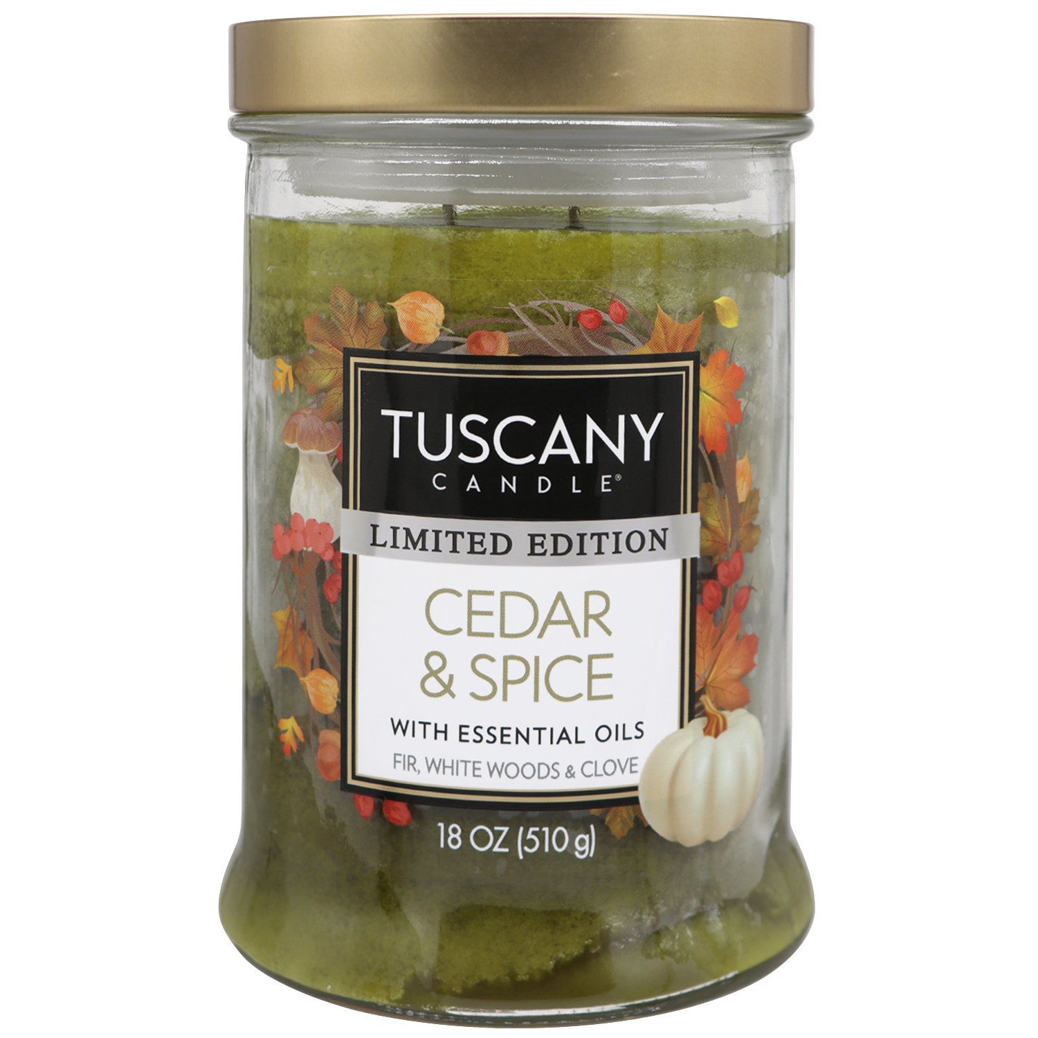 Tuscany Candle Cedar & Spice Scented Fall Candle - Shop Candles at H-E-B