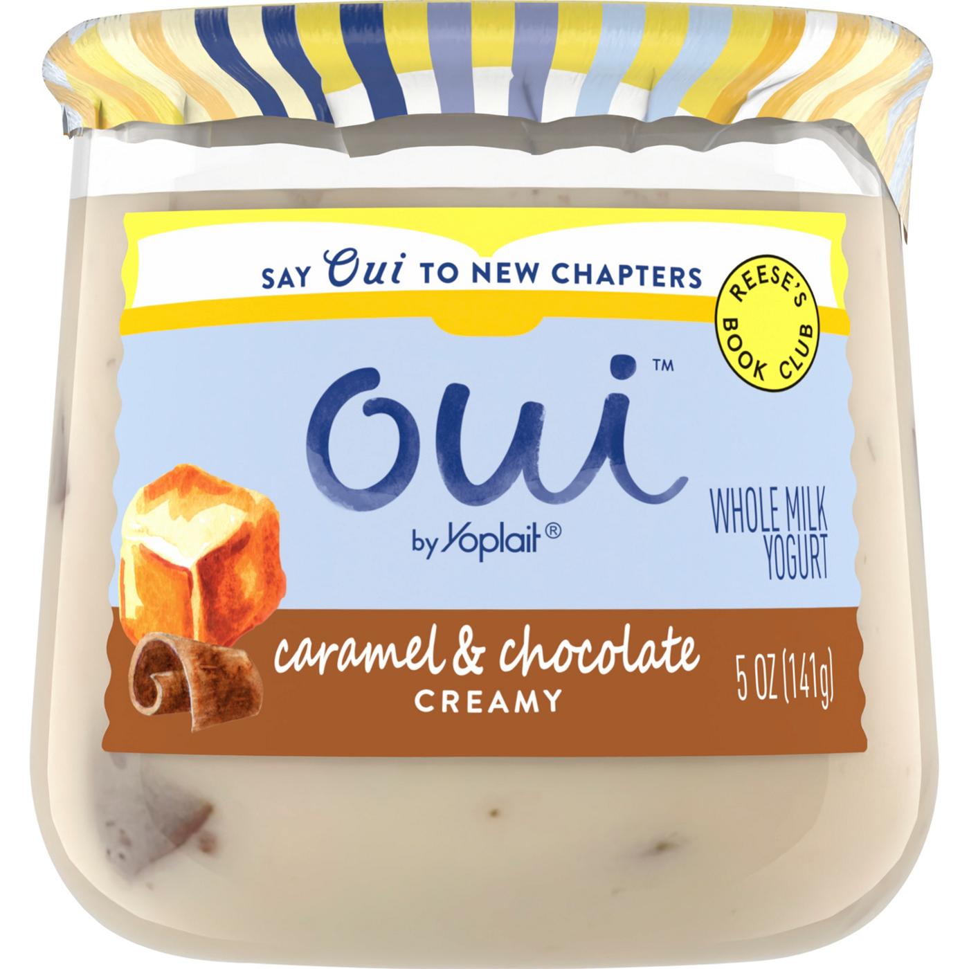 Yoplait Oui Yogurt Caramel & Chocolate; image 1 of 4
