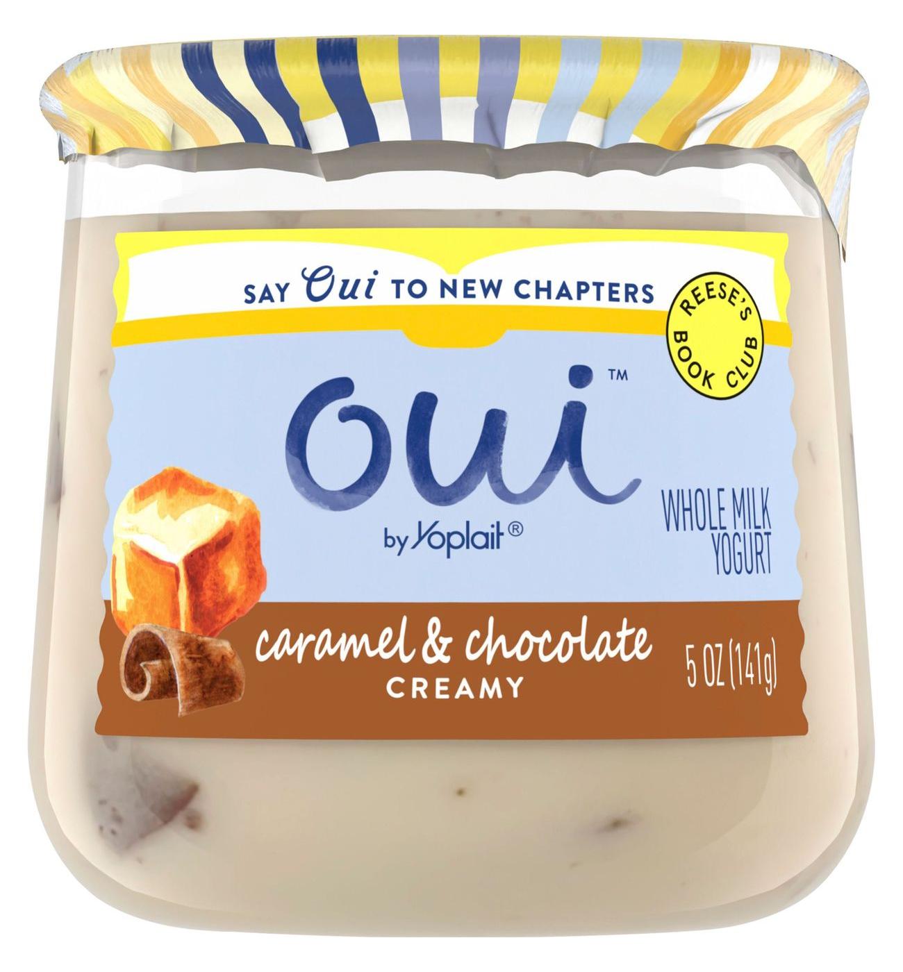 Yoplait Oui Yogurt Caramel & Chocolate; image 1 of 6
