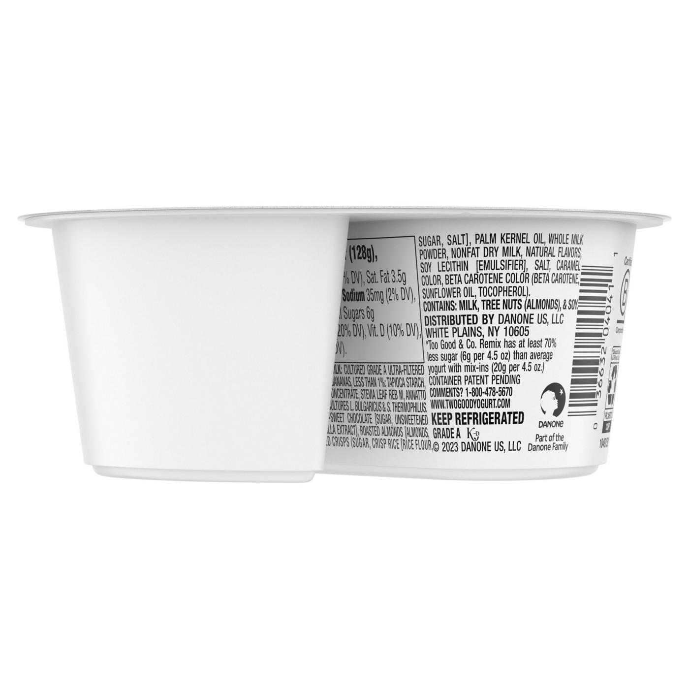 Too Good & Co. Remix Banana Flavored Low Fat Greek Yogurt-Cultured Ultra-Filtered Low Fat; image 6 of 9