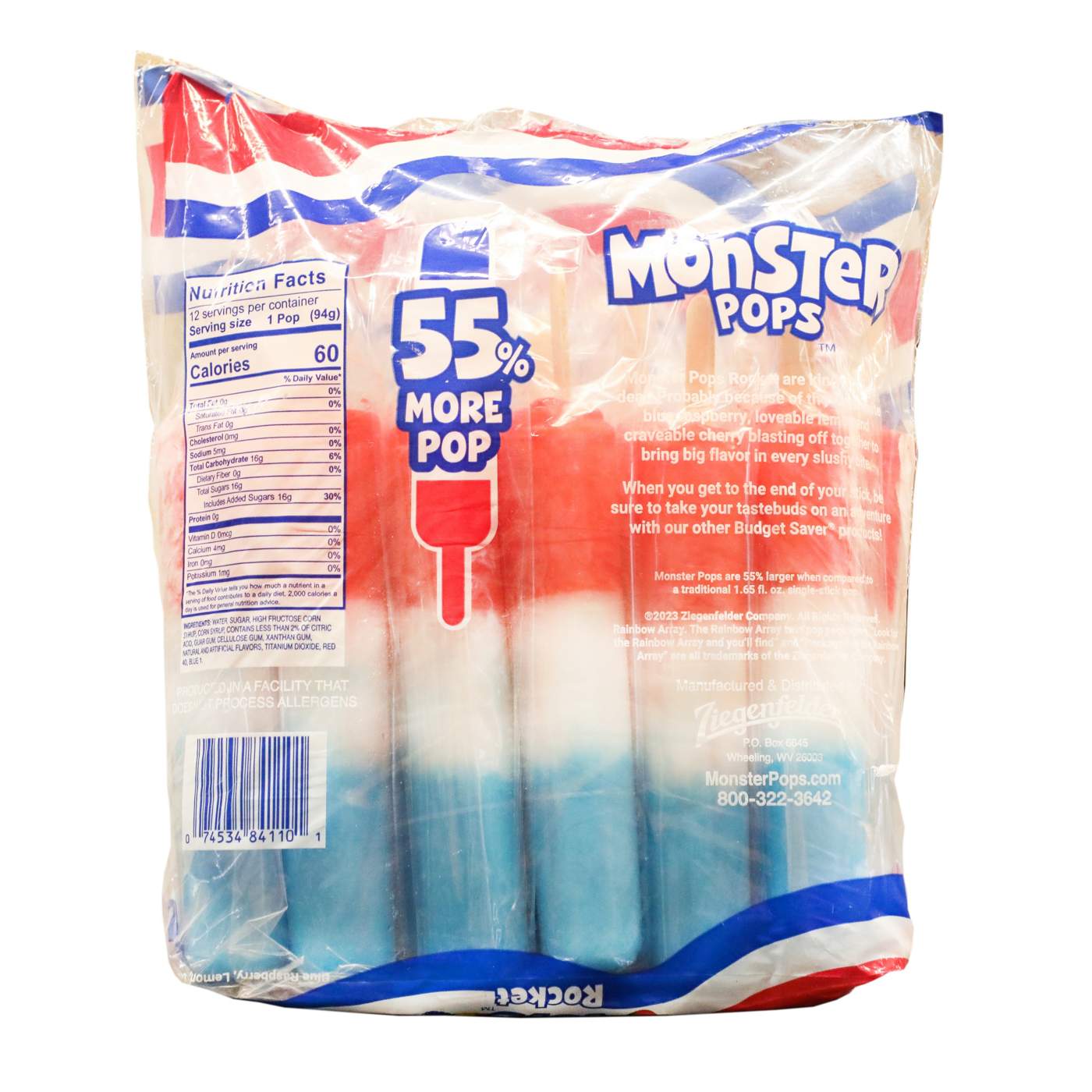 Budget Saver Rocket Monster Pops; image 2 of 2