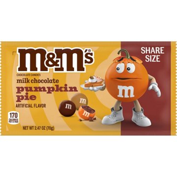 M&M'S Pumpkin Pie Milk Chocolate Candy - Share Size