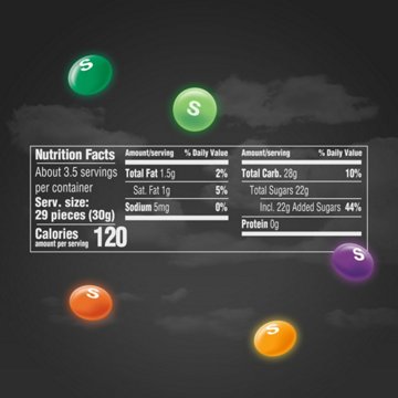 Skittles Shriekers Sour Chewy Halloween Candy - Share Size