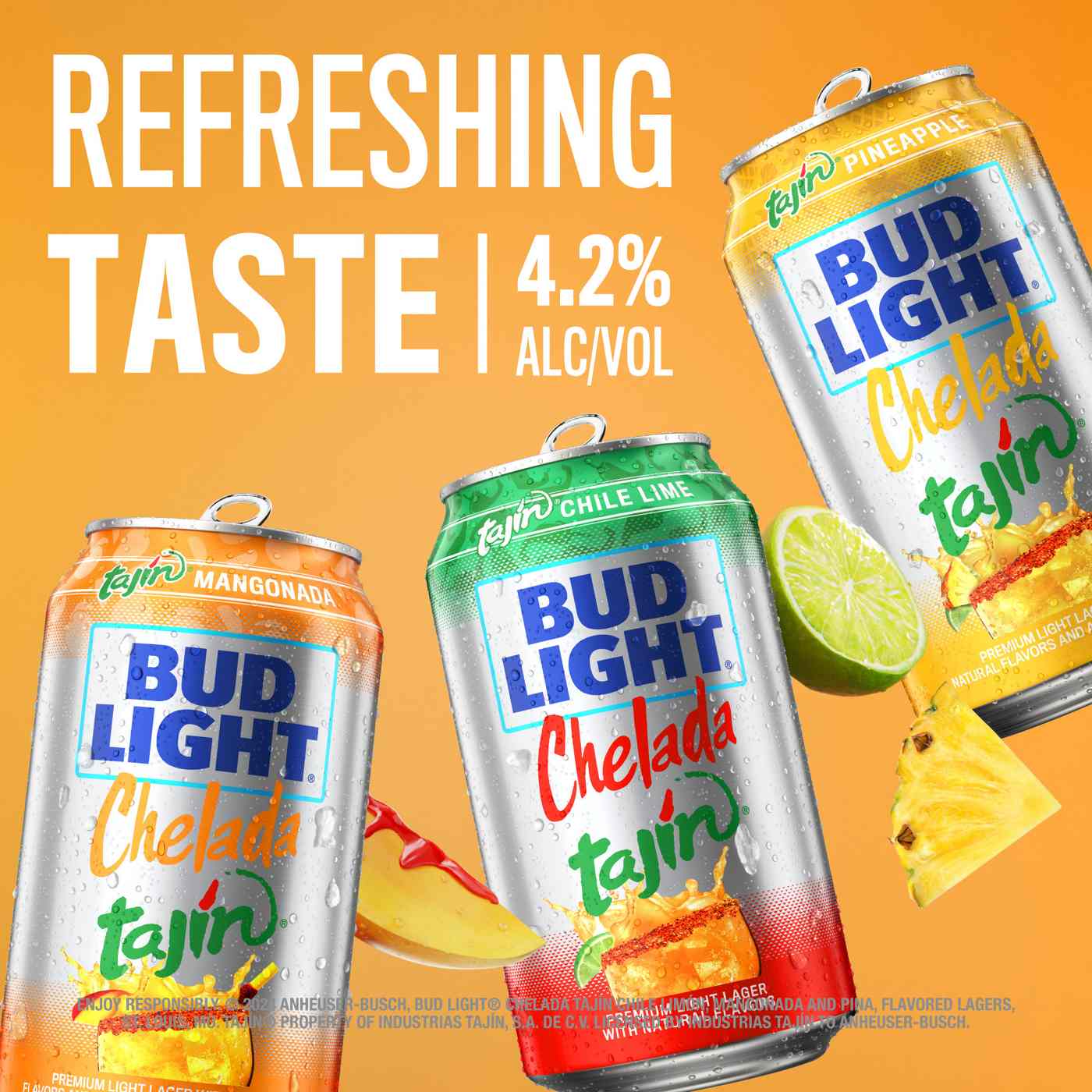 Bud Light Chelada Tajin Beer Variety Cans, 12 pack; image 4 of 7