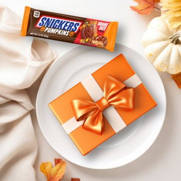 Snickers Pumpkins Chocolate Halloween Candy Bars - Share Size