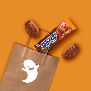Snickers Pumpkins Chocolate Halloween Candy Bars - Share Size