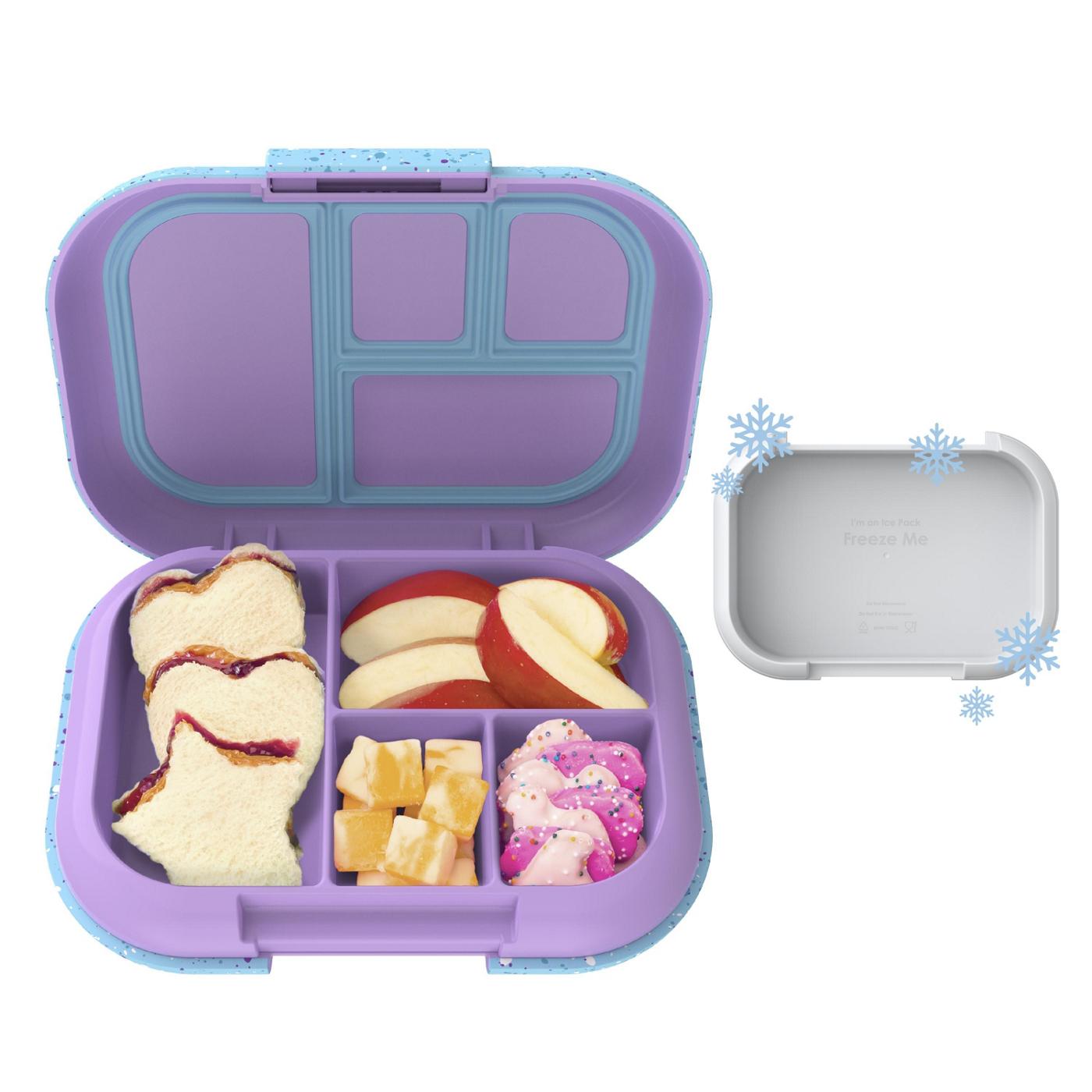 Bentgo Kids Chill Lunch Box - Vivid Orchid Speckle; image 6 of 8