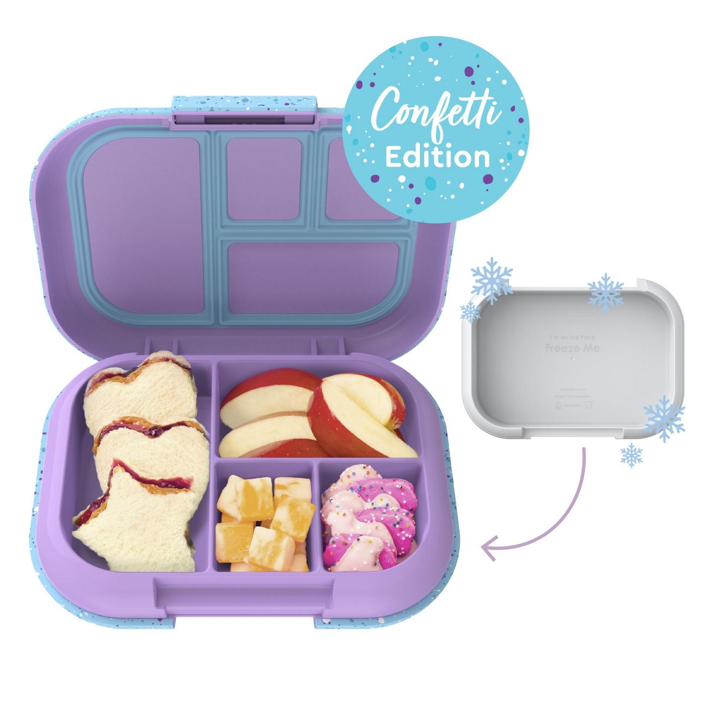 Bentgo Kids Chill Lunch Box - Vivid Orchid Speckle; image 7 of 8