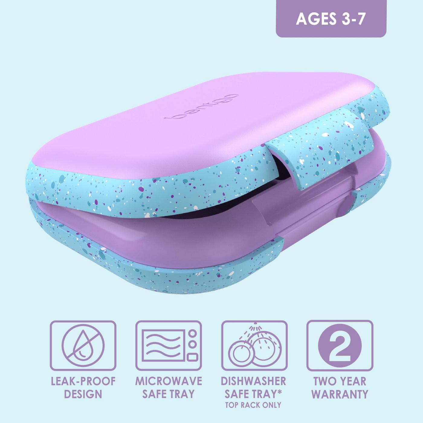 Bentgo Kids Chill Lunch Box - Vivid Orchid Speckle; image 8 of 8