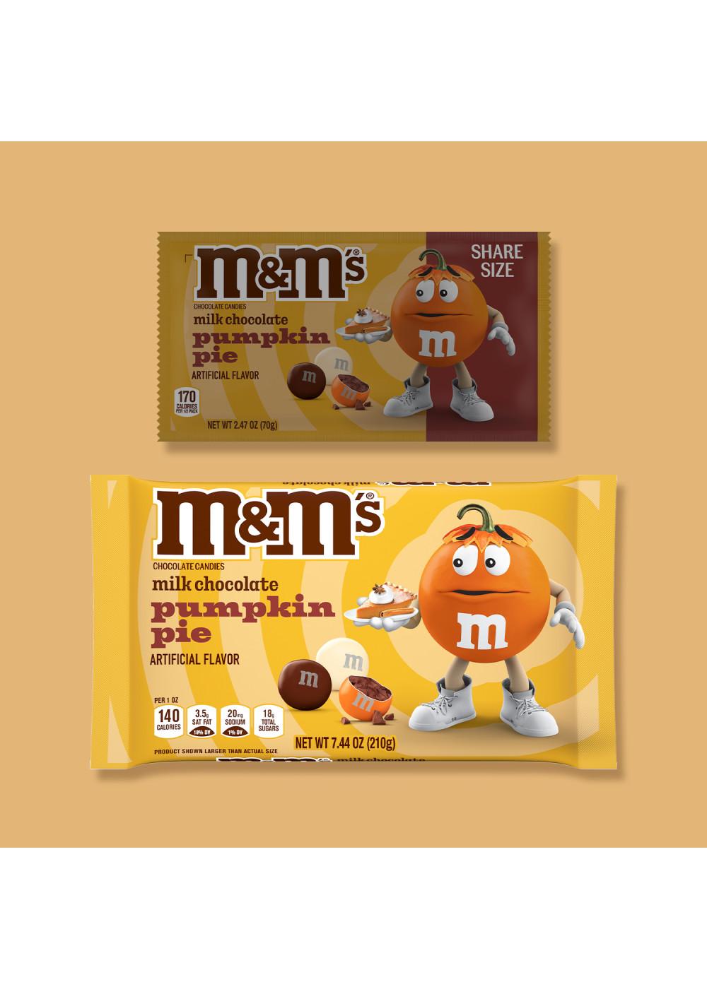 M&M'S Pumpkin Pie Milk Chocolate Candy; image 2 of 9