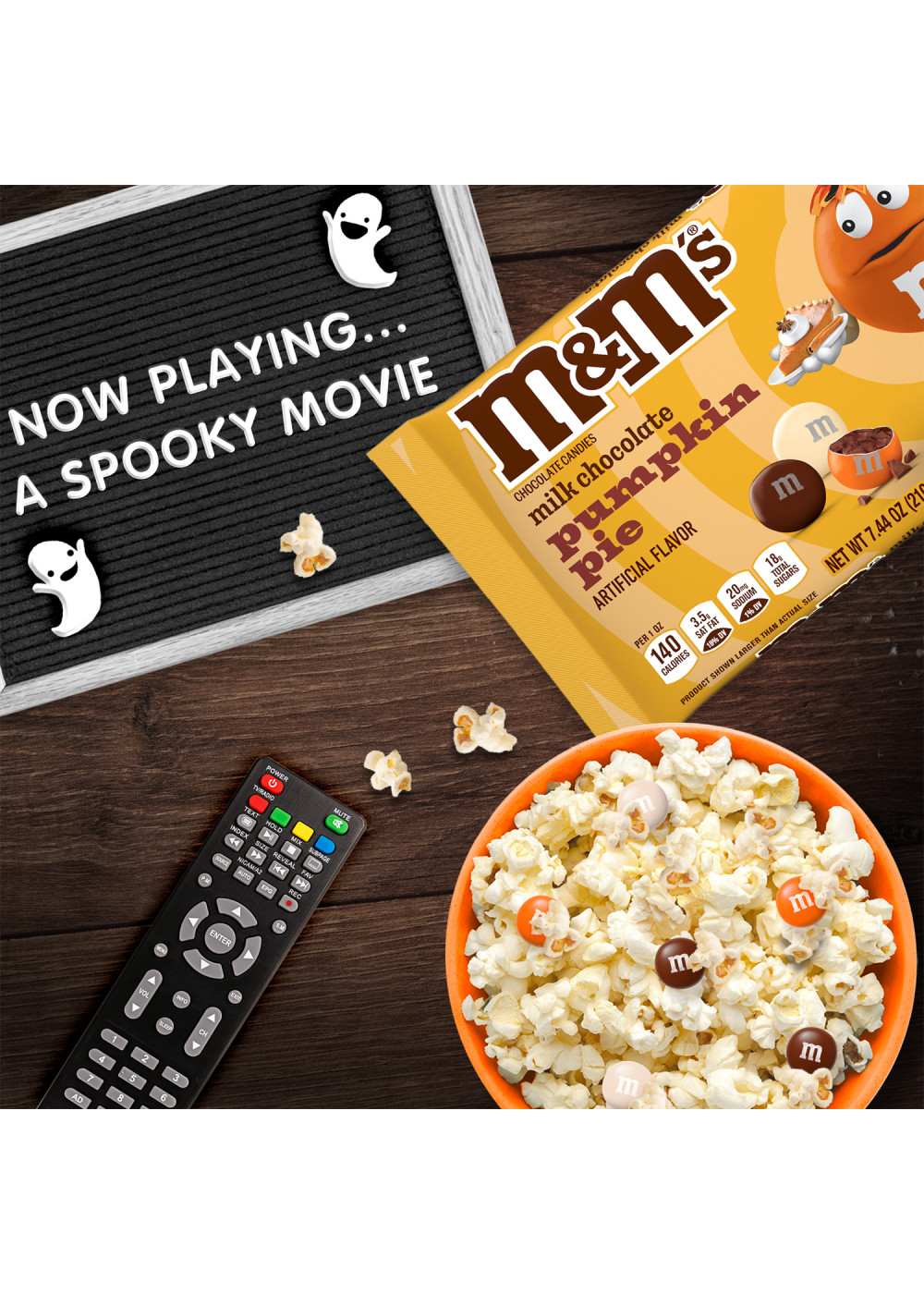 M&M'S Pumpkin Pie Milk Chocolate Candy; image 5 of 9