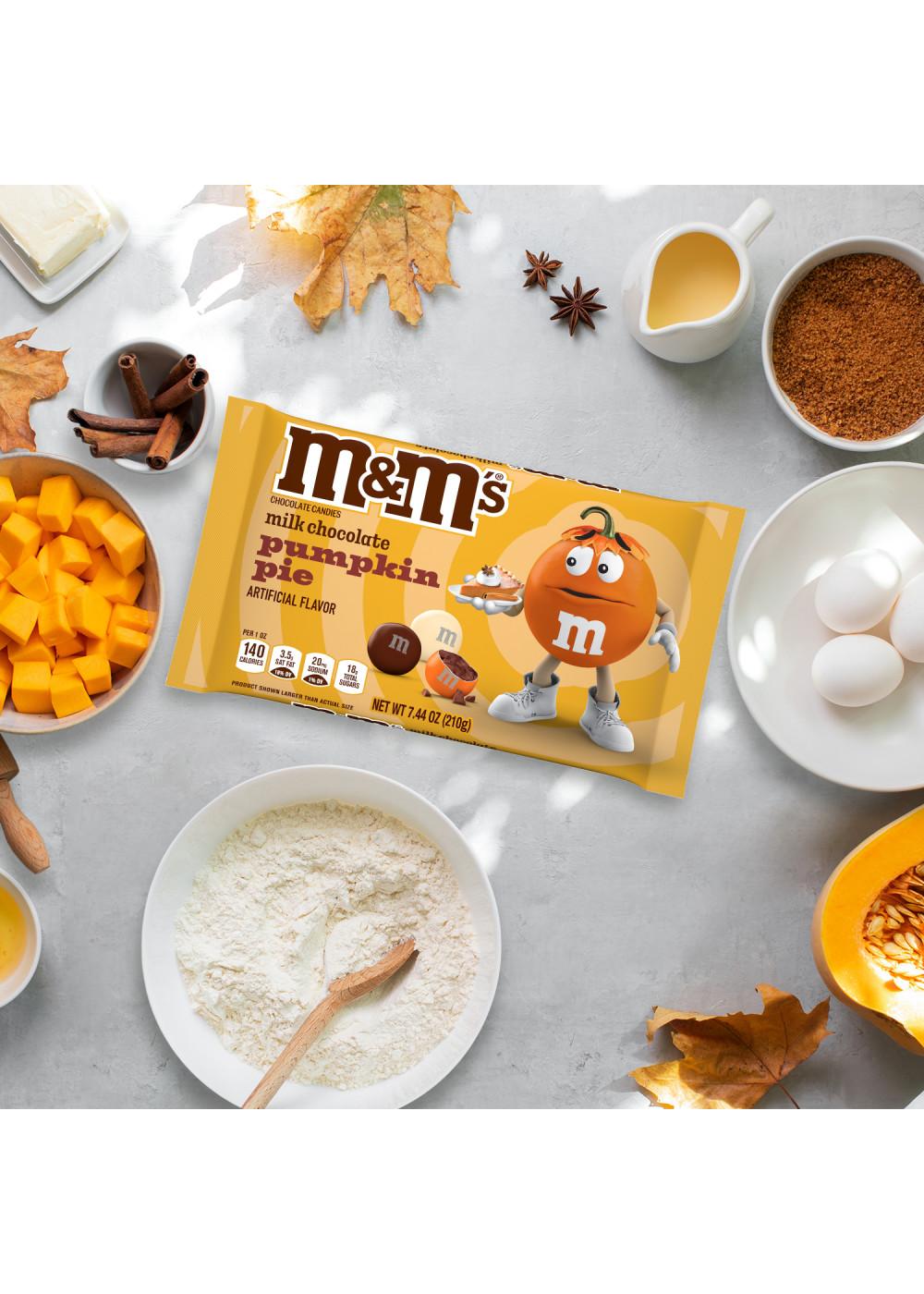 M&M'S Pumpkin Pie Milk Chocolate Candy; image 9 of 9