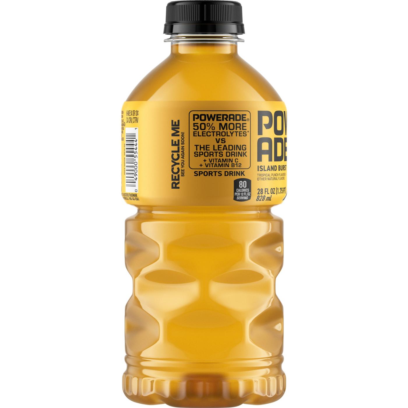 Powerade Island Burst Electrolyte Sports Drink; image 2 of 4