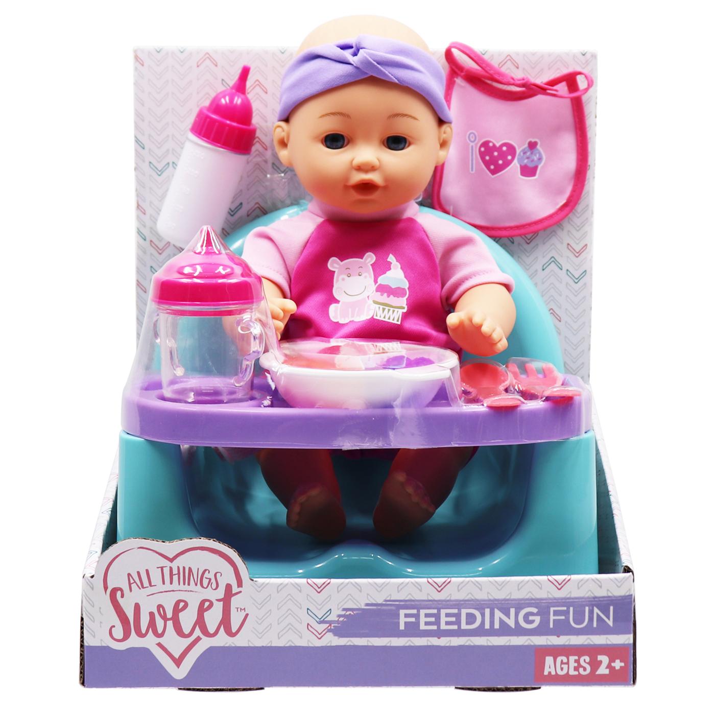 All Things Sweet Feeding Fun Baby Doll Playset; image 1 of 2