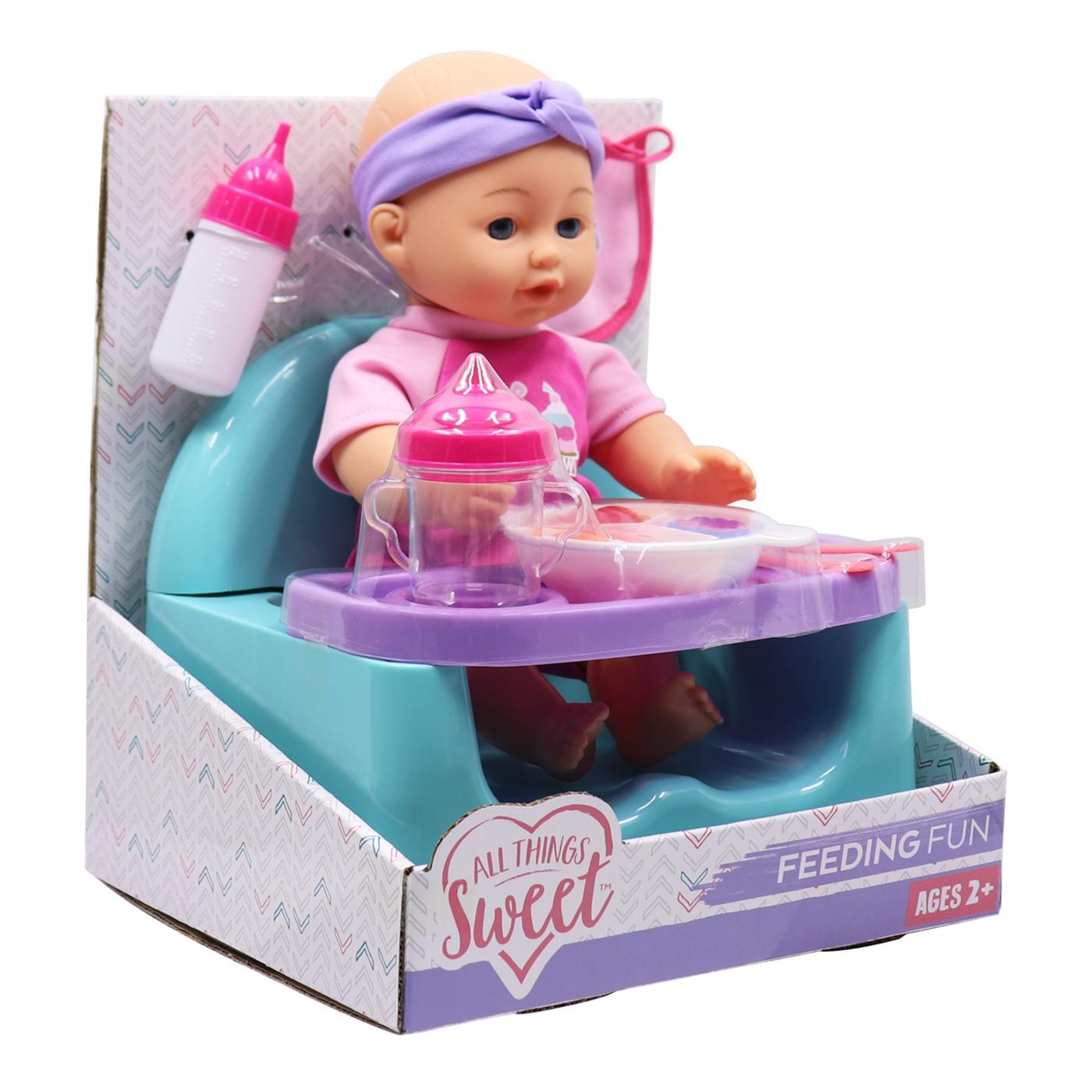 All Things Sweet Feeding Fun Baby Doll Playset; image 2 of 2