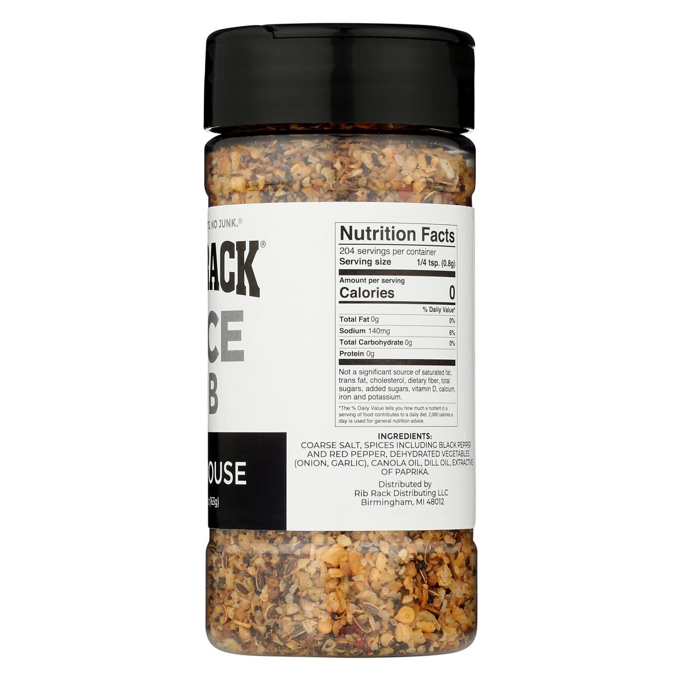 Rib Rack Steakhouse Spice Rub; image 2 of 3