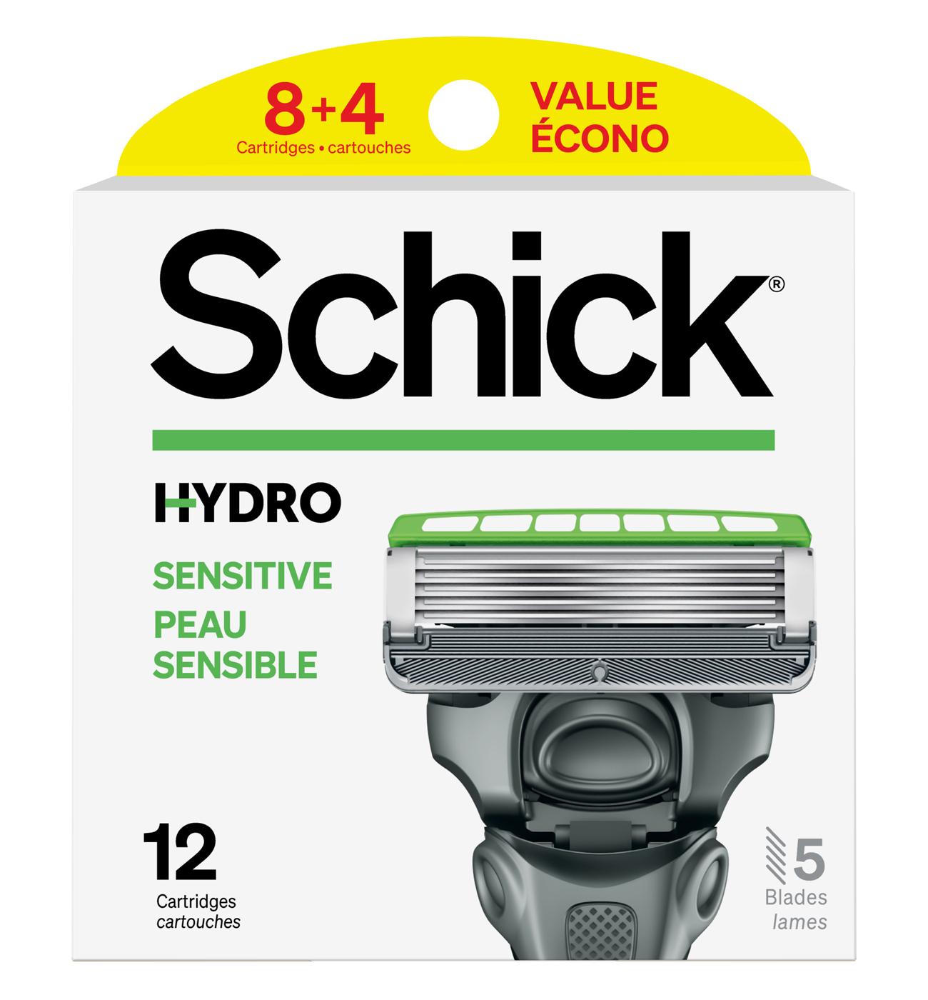 Schick Hydro Sensitive Men's 5 Blade Razor Refills; image 1 of 9