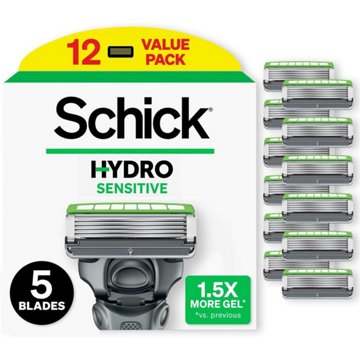 Schick Hydro Sensitive Men's 5 Blade Razor Refills