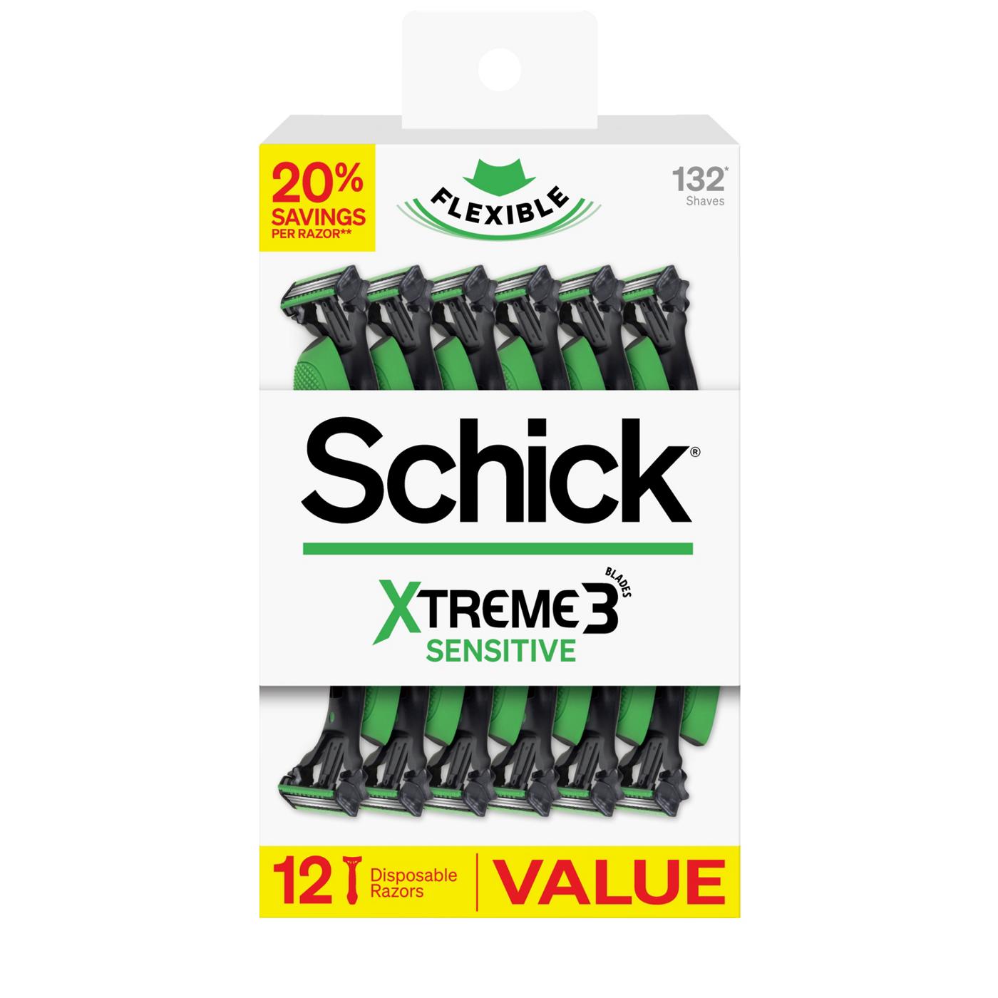 Schick Xtreme 3 Sensitive Disposable Razors; image 1 of 2