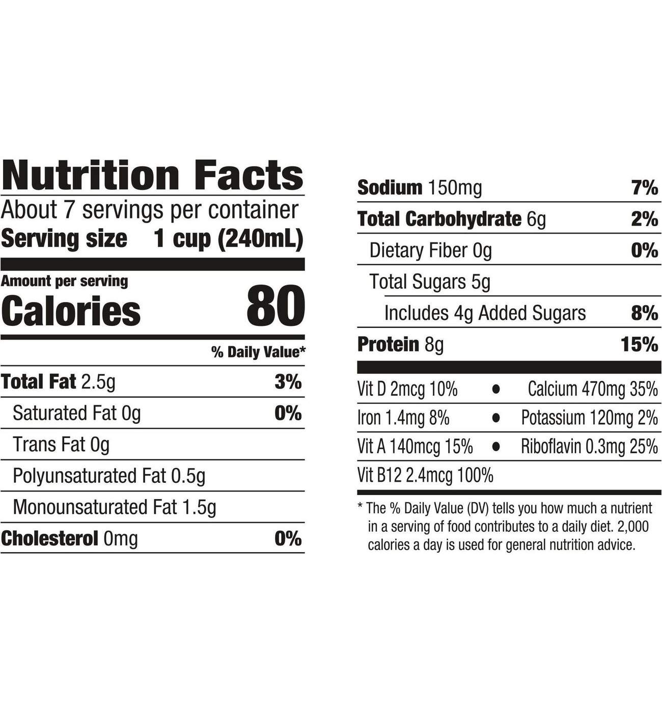 Silk Original Protein Almond Milk; image 7 of 8