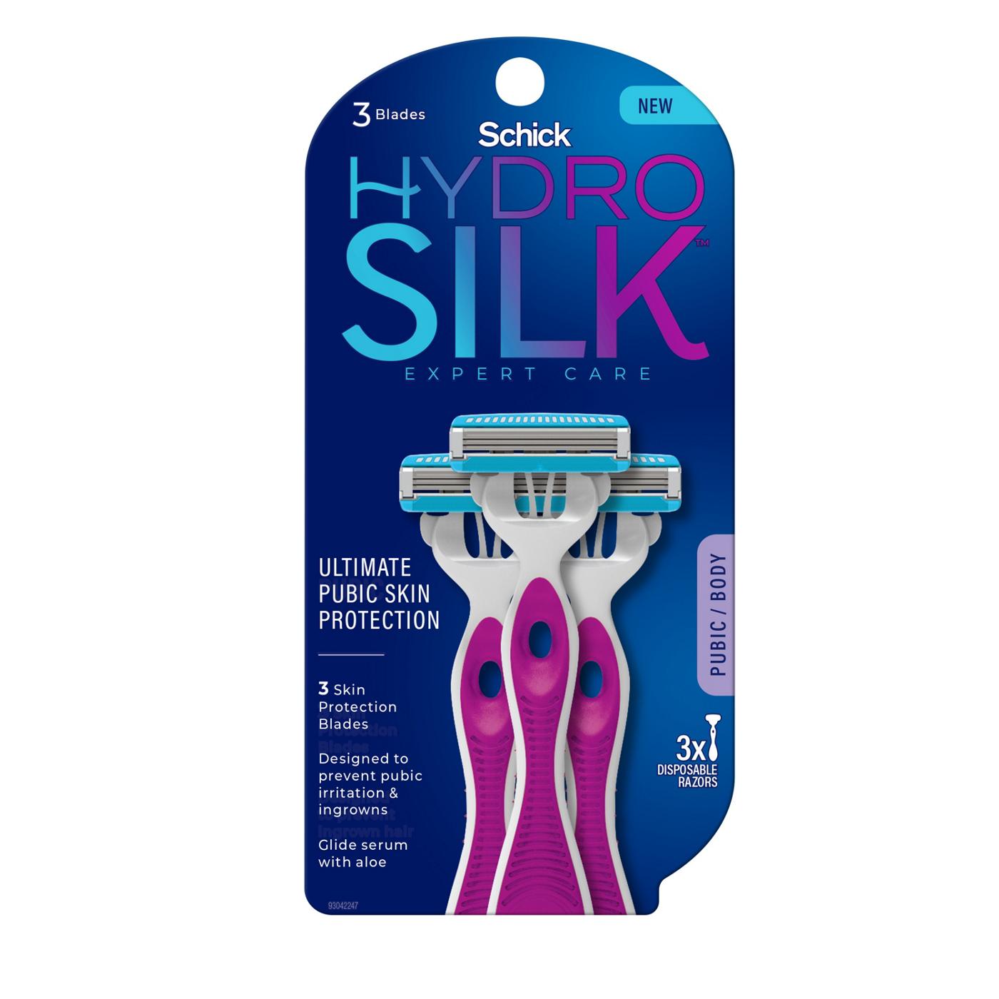 Schick Hydro Silk Ultimate Pubic Skin Protection Disposable Razors ...