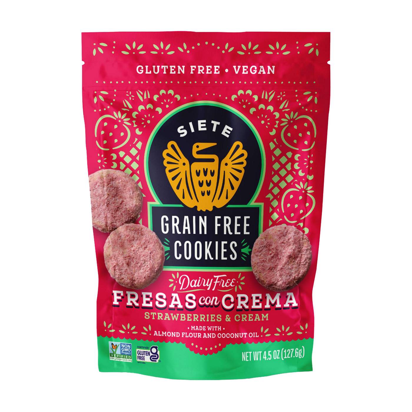 Siete Grain-Free Fresas Con Crema Cookies; image 1 of 2