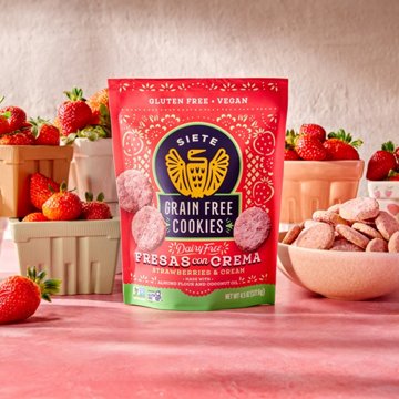 Siete Grain-Free Fresas Con Crema Cookies
