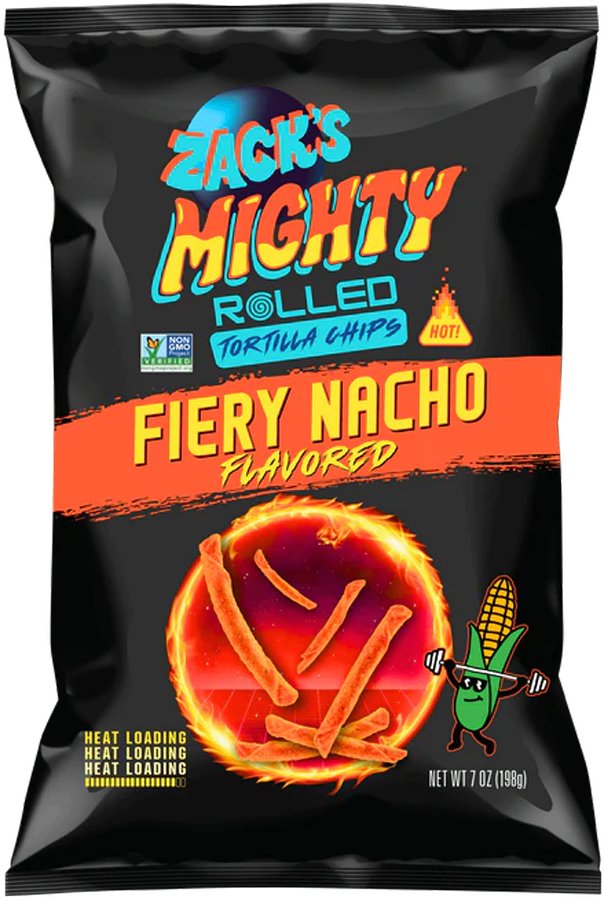 Zack's Mighty Chile Lime Rolled Tortilla Chips, 7 oz | Central