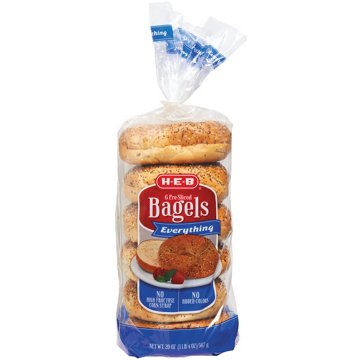 H-E-B Everything Bagels, 6 ct