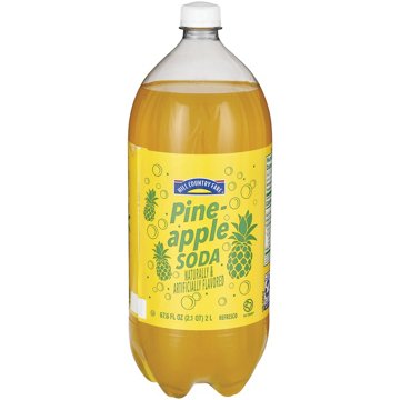 Hill Country Fare Pineapple Soda, 2 L