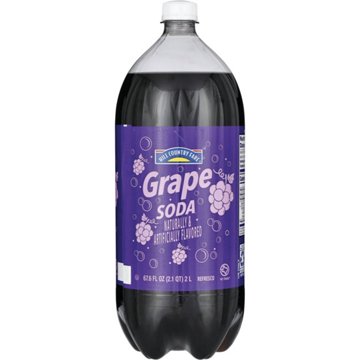 Hill Country Fare Grape Soda, 2 L