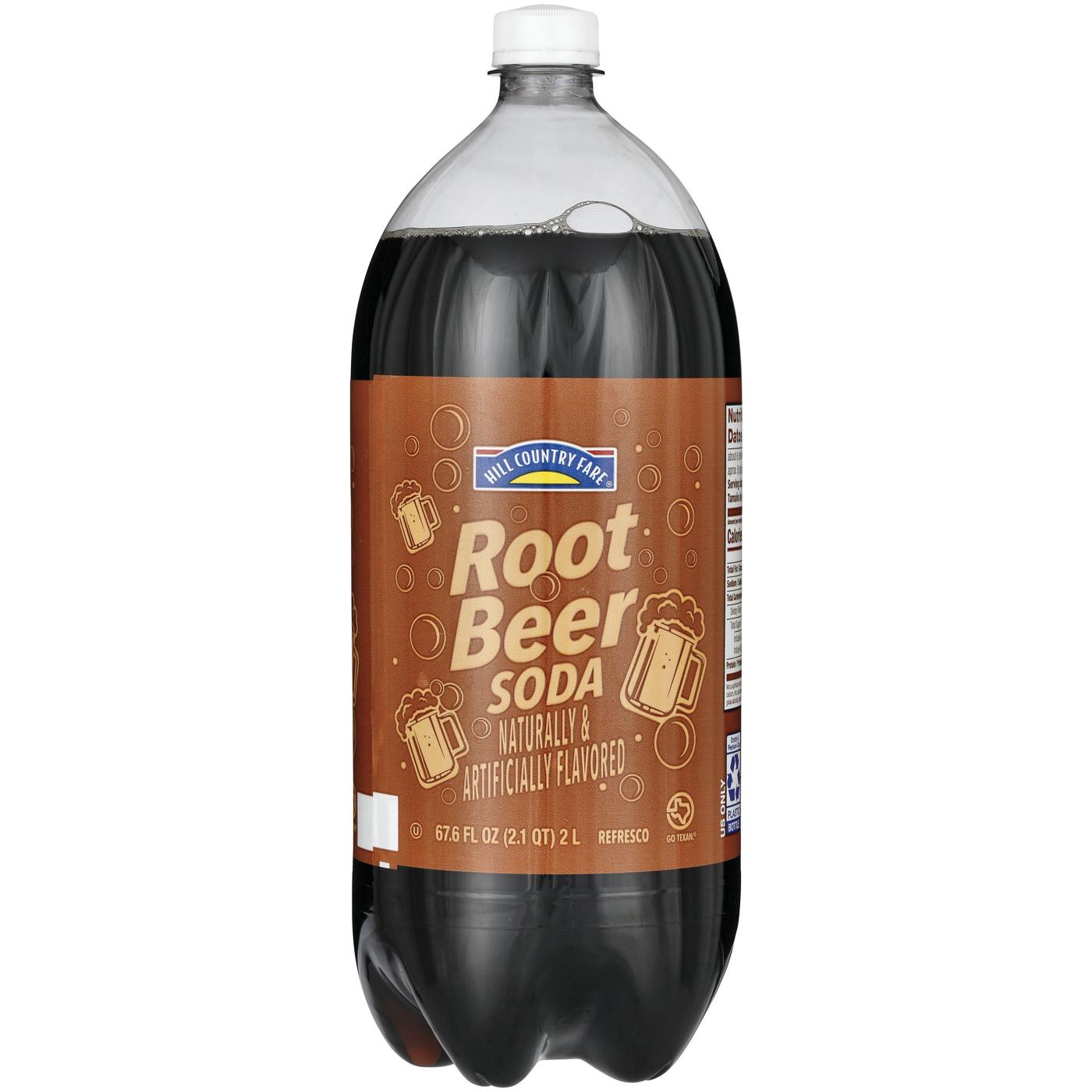 HCF Hill Country Fair Root Beer Soda; image 1 of 2