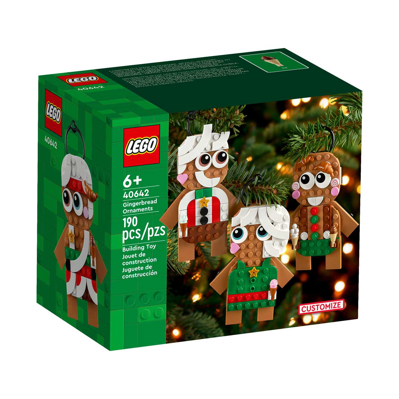 LEGO Gingerbread Ornaments Set; image 2 of 2