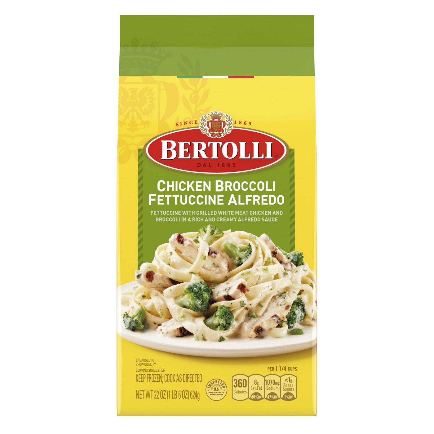 Bertolli Frozen Chicken Broccoli Fettuccine Alfredo; image 1 of 5