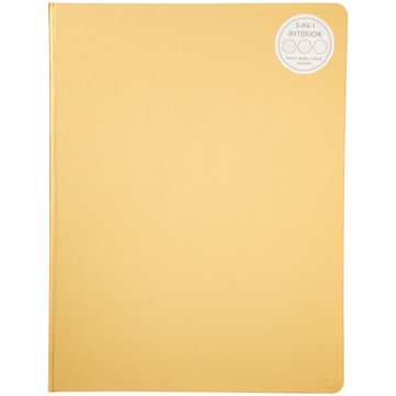 C.R. Gibson 3-in-1 Interior Journal - Gold, 9.94" x 9.56"