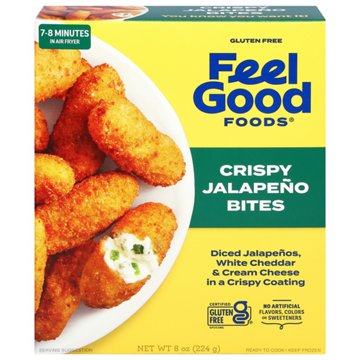 Feel Good Foods Gluten Free Crispy Jalapeño Bites, 8 oz
