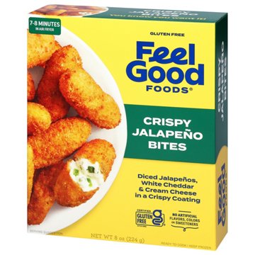 Feel Good Foods Gluten Free Crispy Jalapeño Bites, 8 oz