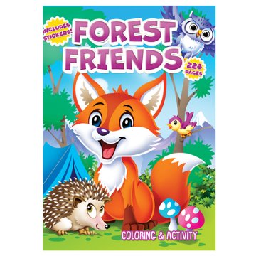 CrownJewlz Forest Friends Coloring & Activity Book