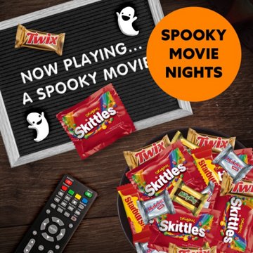 3 Musketeers, Milky Way, Starburst, Skittles & Twix Assorted Fun Size Halloween Candy