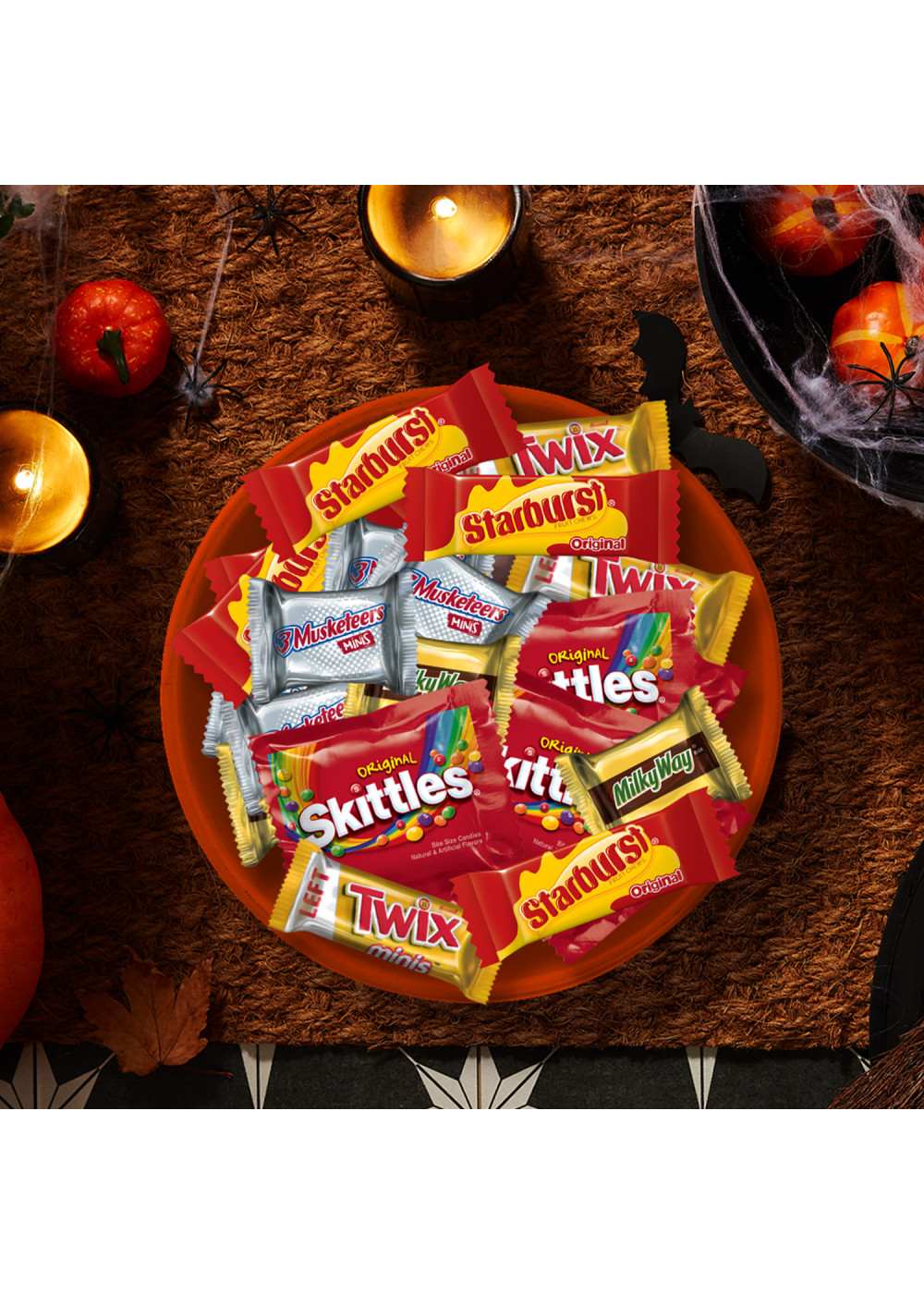 Skittles, Twix, Milky Way, Starburst, & 3 Musketeers Assorted Halloween Candy; image 6 of 7