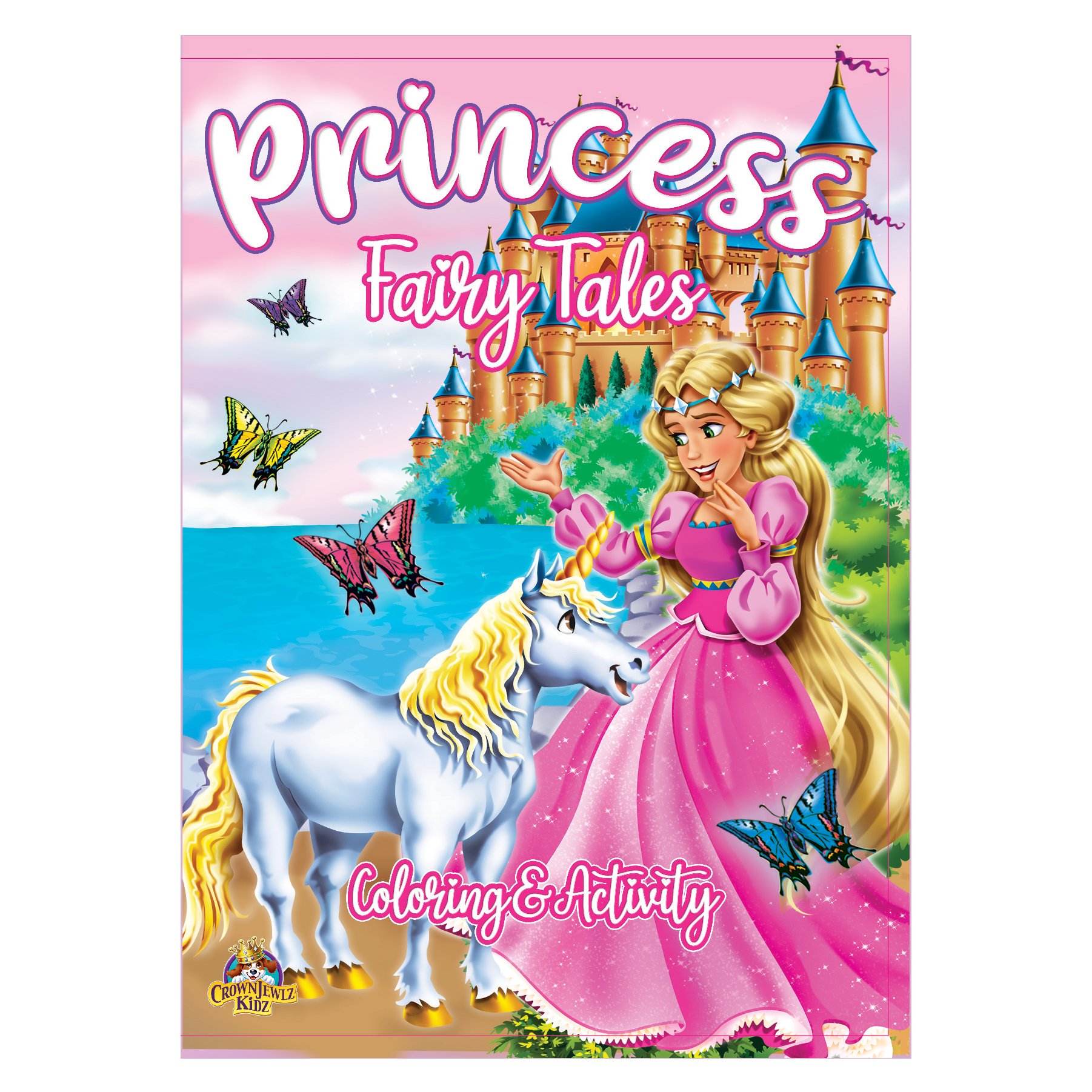 CrownJewlz Princess Fairy Tales Coloring & Activity Book - Shop Books ...