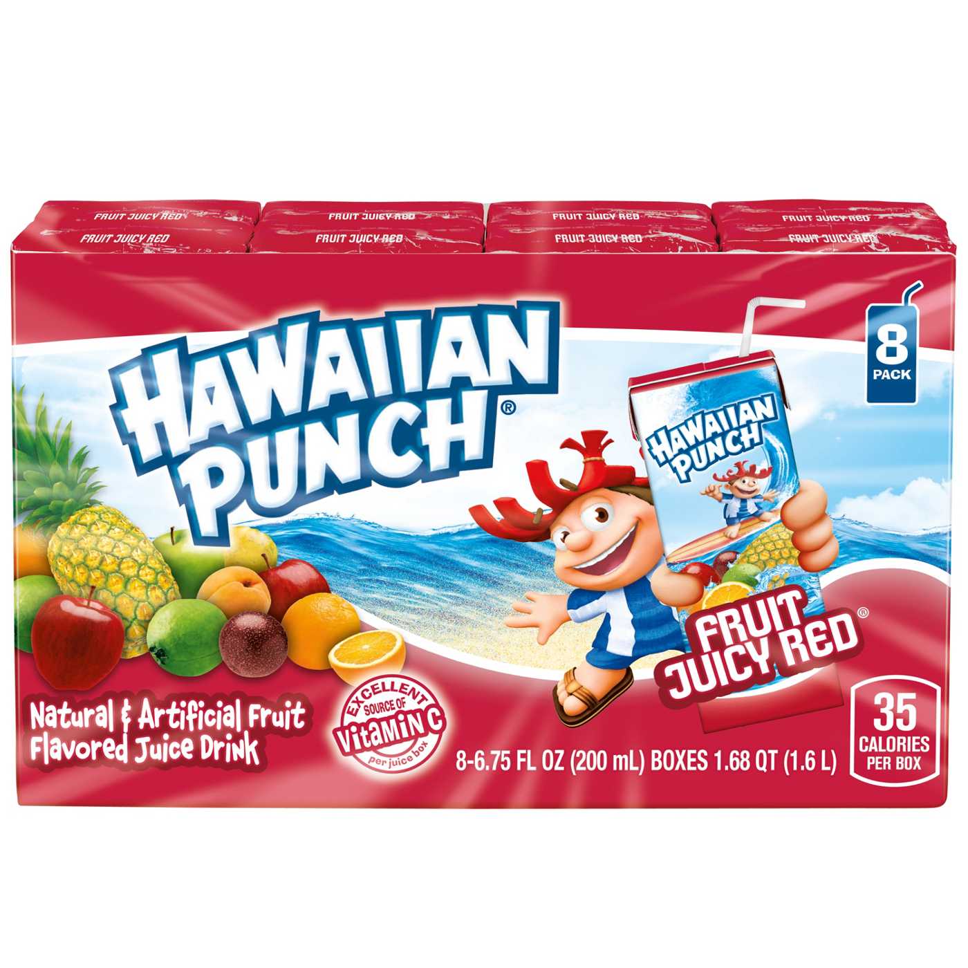 Hawaiian Punch Juice Drink 6,75 oz Boxes - Fruit Juicy Red; image 1 of 3