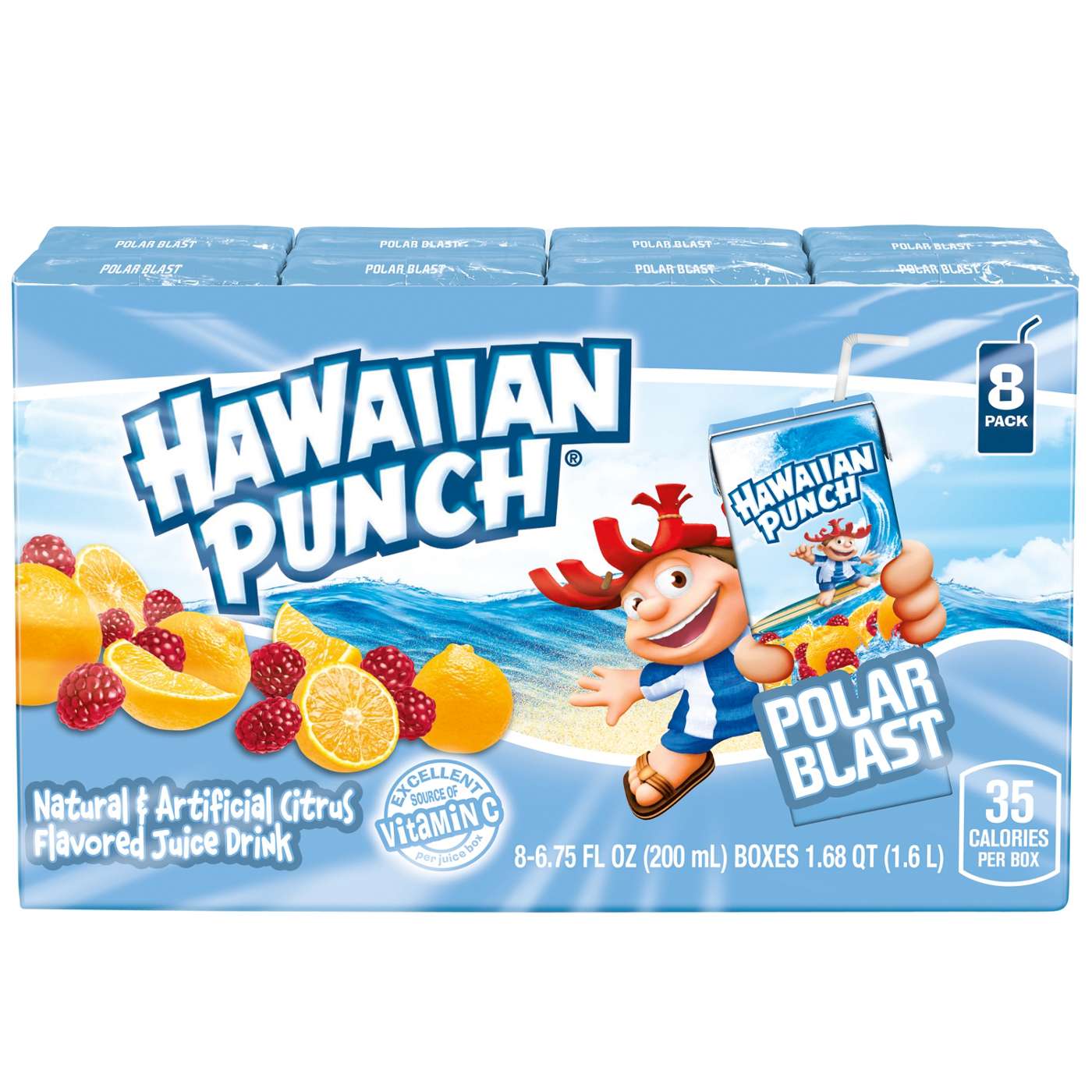 Hawaiian Punch Juice Drink 6.75 oz Boxes - Polar Blast; image 1 of 2