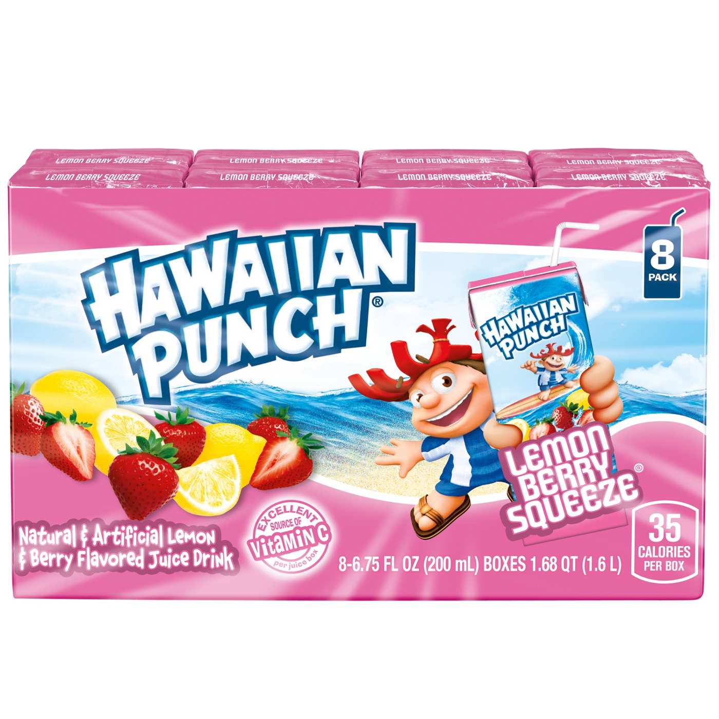 Hawaiian Punch Juice Drink 6.75 oz Boxes - Lemon Berry Squeeze; image 1 of 2