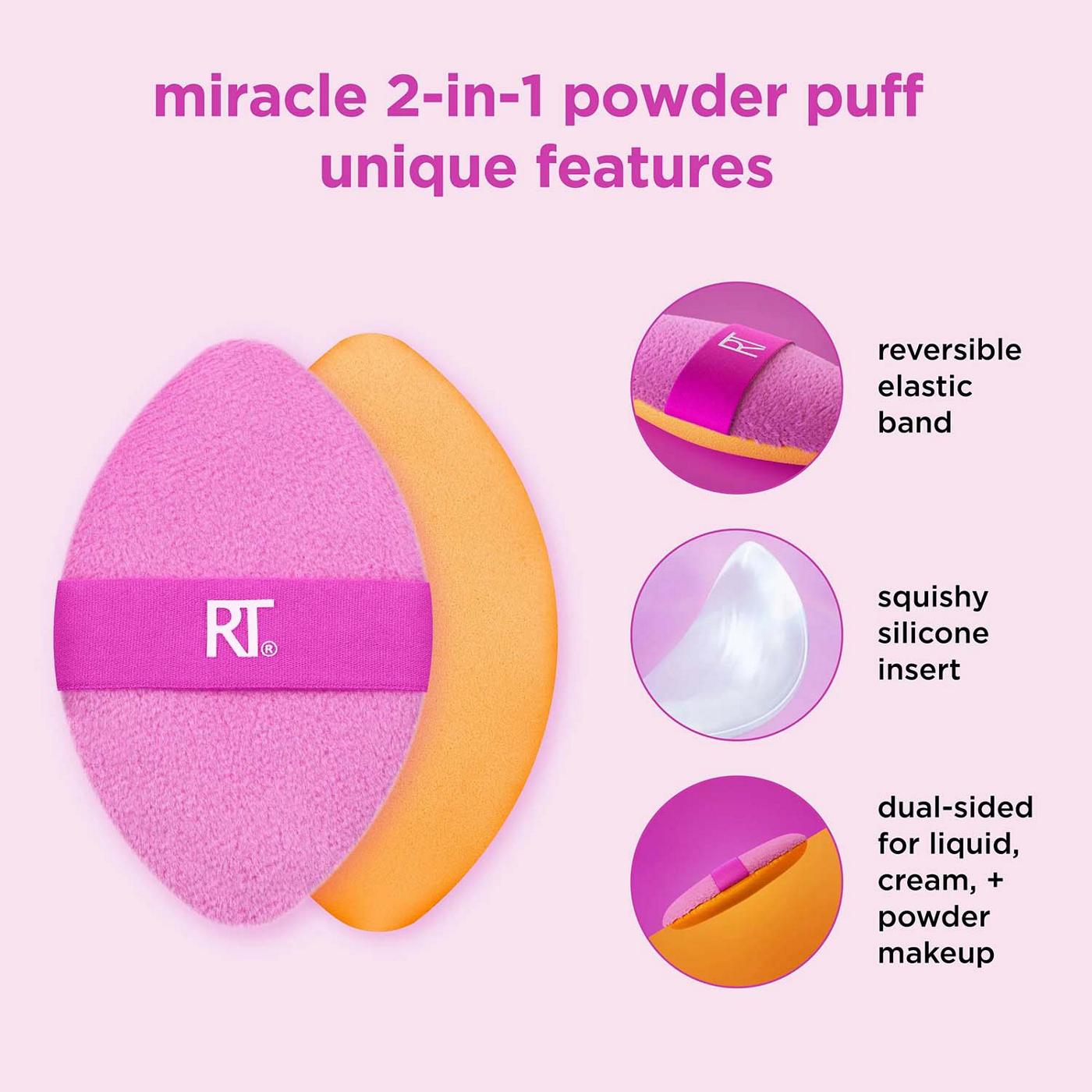 Real Techniques Miracle 2 In 1 Powder Puff & Case; image 8 of 9