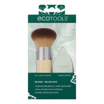 EcoTools Blend & Blur Duo: Full Complexion Brush + Blurring Blender Makeup Sponge
