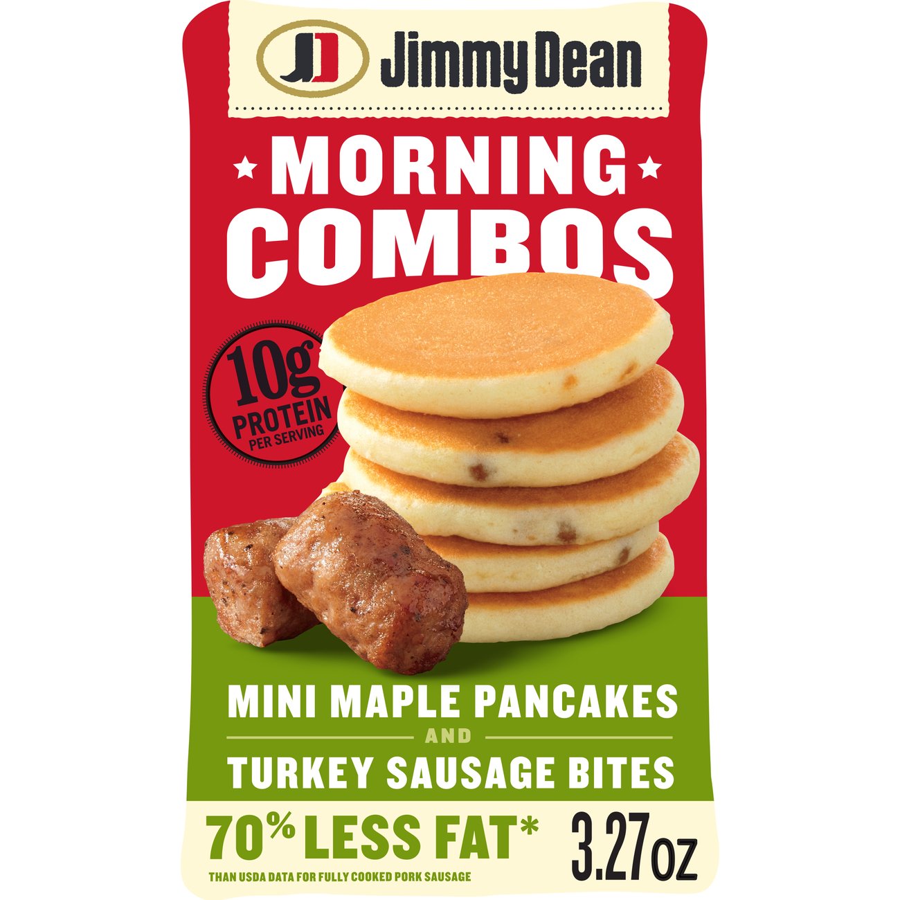 Jimmy Dean Morning Combos Mini Maple Pancakes & Turkey Sausage Bites