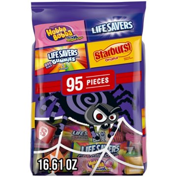 Starburst, Life Savers & Hubba Bubba Assorted Halloween Candy